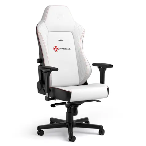 noblechairs HERO Resident Evil Umbrella Edition / Herní židle / syntetická kůže / nastavitelná / pojízdná kolečka / nosn