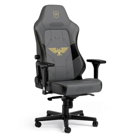 noblechairs HERO Warhammer 40k Edition / Herní židle / PU kůže / nastavitelná / pojízdná kolečka / nosnost 150 kg 