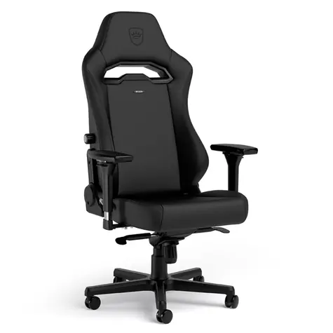 noblechairs HERO ST Black Edition černá / Herní židle / syntetická kůže / nastavitelná / pojízdná kolečka / nosnost 150