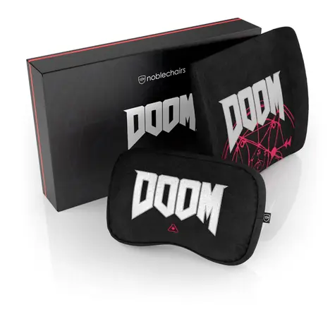 noblechairs Sada polštářů z paměťové pěny - DOOM Edition / pro židle EPIC & ICON & HERO & LEGEND