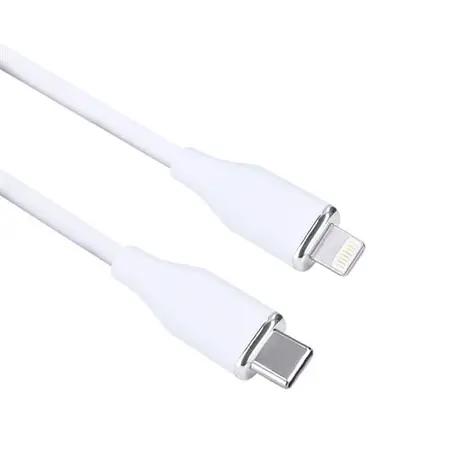 Solight SSC1902-S  kabel USB-C (M) - Lightning (M) 2m bílá / silikon