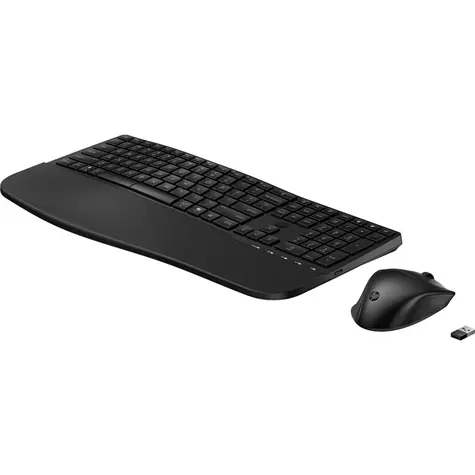 HP 685 Comfort Dual-Mode Combo černá / Set bezdrátové klávesnice + myši / US layout / 2.4GHz USB dongle / 4000 dpi