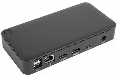 Rozbaleno - Targus DOCK310EUZ Dual 4K Univerzální dokovací stanice 65W / USB-C / 2 x HDMI / RJ45 / 2 x USB 3.2 / rozbaleno
