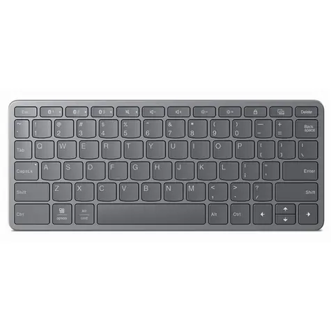 Lenovo Multi-Device Wireless Keyboard šedá / Univerzální mobilní klávesnice / CZ&SK layout / Bluetooth / USB-C
