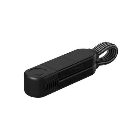 Rolling Square inCharge X černá / magnetický kabel 6v1 / USB / USB-C / Lightning / MicroUSB / 100W