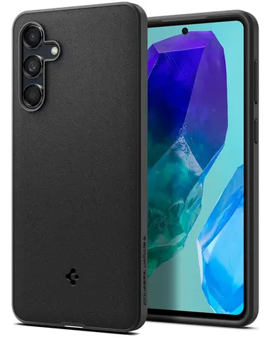 Spigen Essential ochranný kryt pro Samsung Galaxy M55 5G černá