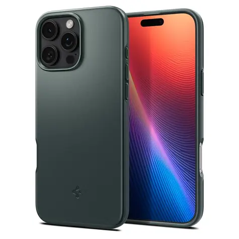 Spigen Thin Fit MagSafe ochranný kryt pro Apple iPhone 16 Pro Max zelená