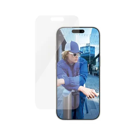PanzerGlass Classic Fit Ochranné sklo pro Apple iPhone 16 Pro / s instalačním rámečkem