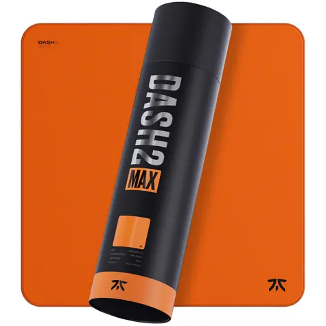 Fnatic DASH V2 MAX XL oranžová / herní podložka pod myš / 480 x 480 x 6 mm
