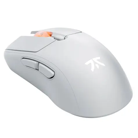 Fnatic Bolt bílá / herní bezdrátová myš / optická / 19000 DPI / 6 tlačítek / 2.4GHz / Bluetooth / USB