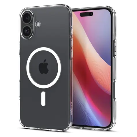 Spigen Liquid Crystal MagSafe ochranný kryt pro Apple iPhone 16 crystal clear