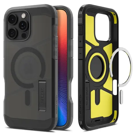 Spigen Tough Armor MagSafe ochranný kryt pro Apple iPhone 16 Pro Max frost black
