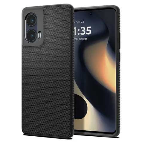 Spigen Liquid Air ochranný kryt pro Motorola Edge 2024 černá