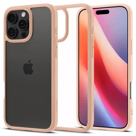 Spigen Ultra Hybrid ochranný kryt pro Apple iPhone 16 Pro Max rose titanium