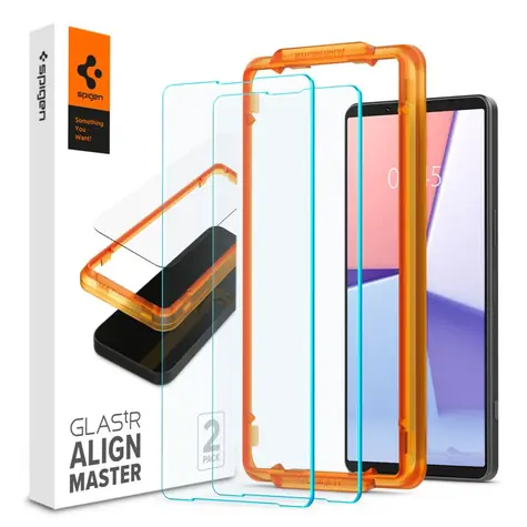 Spigen Glass tR AlignMaster 2 Pack ochranné sklo pro Sony Xperia 1 VI / 2ks