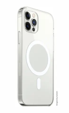 SWISSTEN CLEAR JELLY MagStick pouzdro pro Apple iPhone 16 Pro transparentní