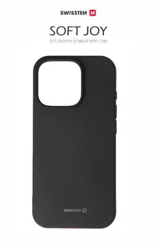 SWISSTEN SOFT JOY pouzdro pro Apple iPhone 16 Pro černá