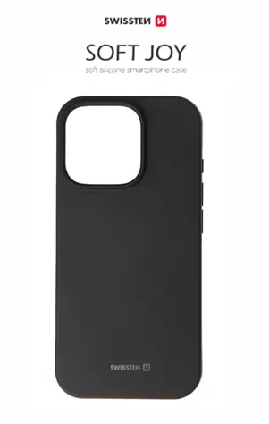 SWISSTEN SOFT JOY pouzdro pro Apple iPhone 16 Pro Max černá