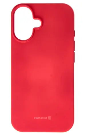 SWISSTEN SOFT JOY pouzdro pro Apple iPhone 16 Plus červená