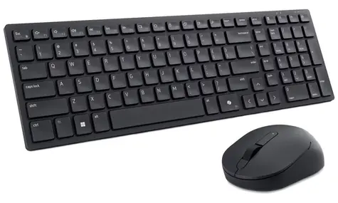 DELL KM555 černá / set bezdrátové klávesnice a myši / Bluetooth / 2.4GHz / DE Layout