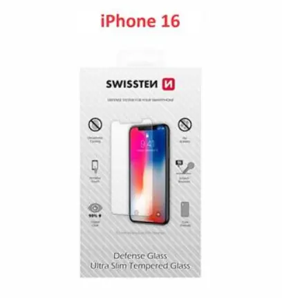SWISSTEN Ochranné temperované sklo pro Apple iPhone 16