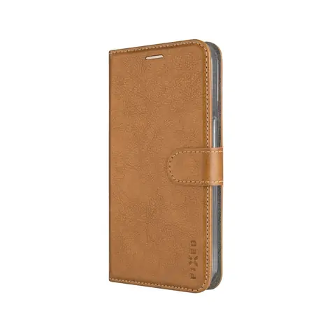 FIXED Pouzdro typu kniha Opus pro Samsung Galaxy A15/A15 5G hnědé