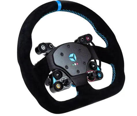 Cube Controls GT Sport černá / Závodní volant / 2 pádla / 6 tlačítek / bezdrátový 