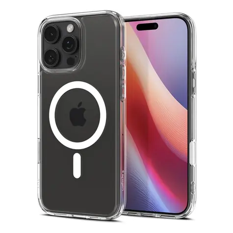 Spigen Ultra Hybrid T MagSafe ochranný kryt pro Apple iPhone 16 Pro bílá