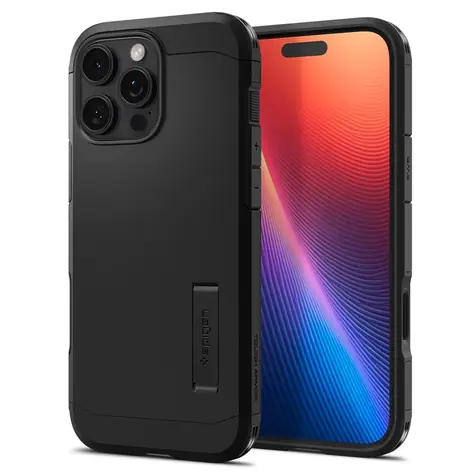 Spigen Tough Armor T MagSafe ochranný kryt pro Apple iPhone 16 Pro Max černá