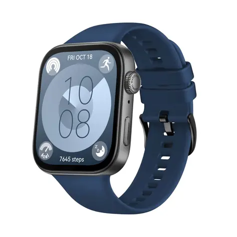 FIXED Silikonový řemínek Silicone Strap pro Huawei Watch FIT 3 modrý