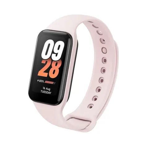 FIXED Silikonový řemínek Silicone Strap pro Xiaomi Smart Band 8 Active růžový
