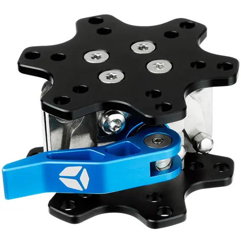 Cube Controls Universal Quick Release Full Set modrá / Univerzální rychloupínací set pro volanty / 50-70 mm 