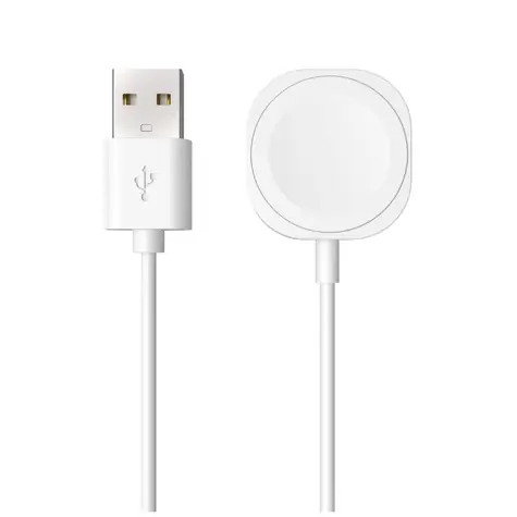 FIXED Nabíjecí USB-A kabel pro Apple Watch bílý