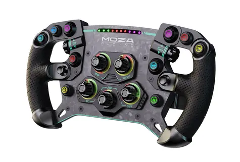 MOZA GS V2P černá / Závodní volant / 2 pádla / 21 tlačítek 