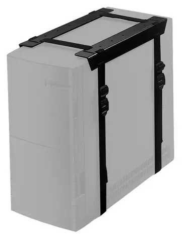Neomounts CPU-D025BLACK černá / Držák na PC / pod stůl / horizont. i vertik. Montáž / výška PC: 3-60 cm / šírka PC: 8-70
