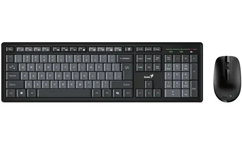 Genius Smart KM-8200 Dual Color černo-šedá / Bezdrátový set 2.4GHz / Copilot / USB / CZ+SK layout