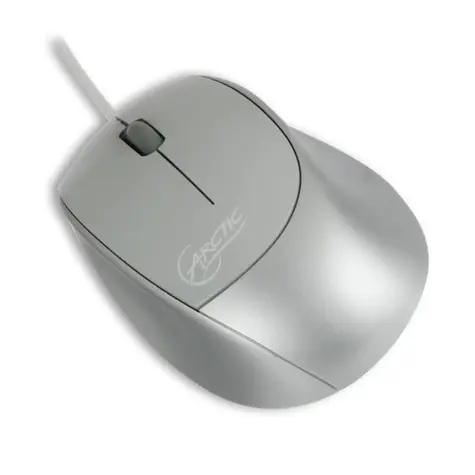 ARCTIC Mouse M121 L šedá / optická myš / drátová / 1000 DPI / 2 tlačítka / USB / 1.4 m