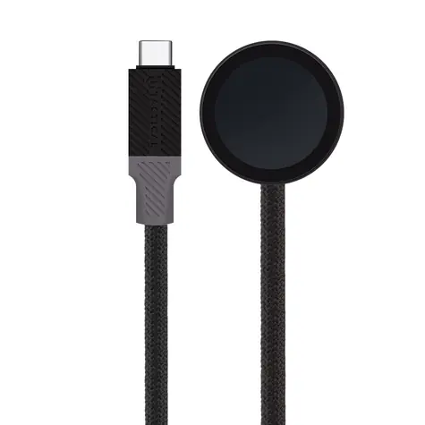 Tactical Recce 3:20 kabel pro Apple Watch černá/šedá