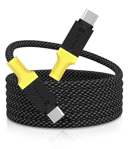 Tactical MagRope USB-C/USB-C 1m černá/žlutá