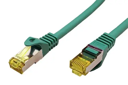 Goobay Patch kabel SFTP Cat7 1m zelená / LSOH