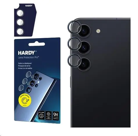 3mk HARDY Lens Protection Pro skla na fotoaparát pro Samsung Galaxy S23/S23+ Black