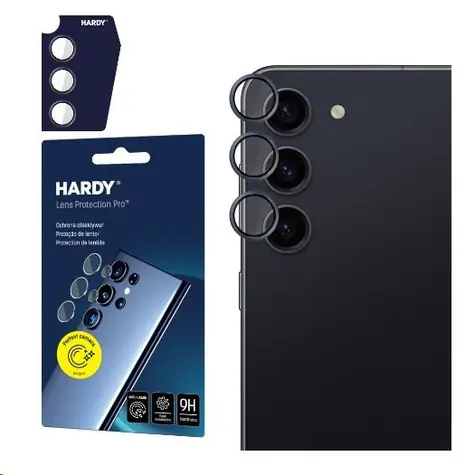 3mk HARDY Lens Protection Pro skla na fotoaparát pro Samsung Galaxy S24 Black