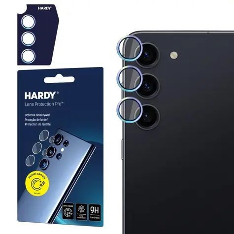 3mk HARDY Lens Protection Pro skla na fotoaparát pro Samsung Galaxy S24 Rainbow