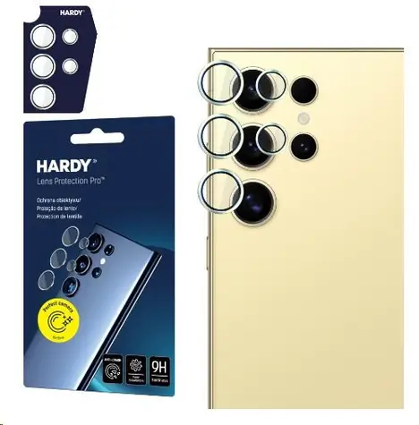 3mk HARDY Lens Protection Pro skla na fotoaparát pro Samsung Galaxy S24 Ultra Rainbow