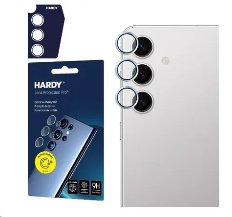 3mk HARDY Lens Protection Pro skla na fotoaparát pro Samsung Galaxy S24+ Gray