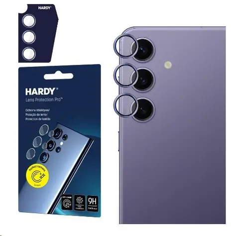3mk HARDY Lens Protection Pro skla na fotoaparát pro Samsung Galaxy S24+ Violet