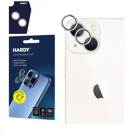 3mk HARDY Lens Protection Pro skla na fotoaparát pro Apple iPhone 13 Mini/13 Silver