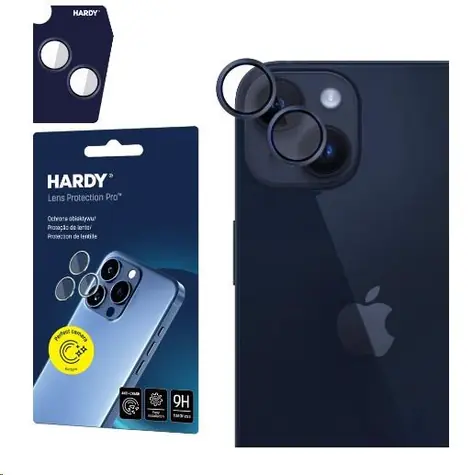 3mk HARDY Lens Protection Pro skla na fotoaparát pro Apple iPhone 14/14 Plus Graphite
