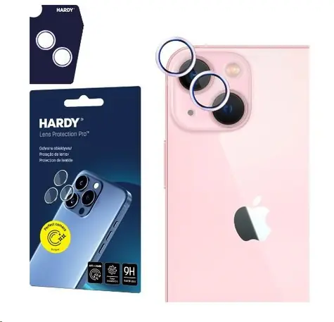 3mk HARDY Lens Protection Pro skla na fotoaparát pro Apple iPhone 15/15 Plus Pink