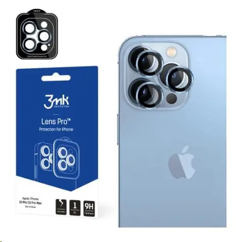 3mk Lens Protection Pro sklo na fotoaparát pro Apple iPhone 15 Pro Max Royal Blue